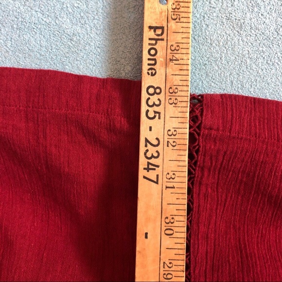 American Eagle Outfitters boho red dress size L - Picture 6 of 13